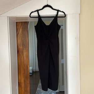 Black cocktail dress